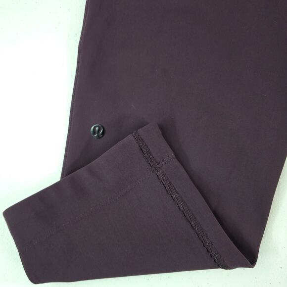Lululemon Women’s Size 8 Stretch Jogger Pants Plum Drawstring Waist Nylon (6168) - Picture 3 of 10